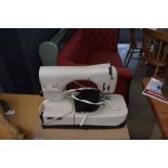 Cased Necchi sewing machine
