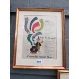5054 Framed and glazed advertising poster of Magic by the yard