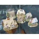6 Lilliput Lane collectable house figurines