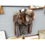 Marshall and Snelgrove fur jacket, stole and hat