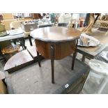 Oak sewing stool