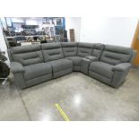 Large grey corner sofa