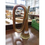 Brass and copper bugle