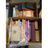 2 boxes of books