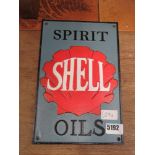 5197 Reproduction metal sign entitled ''Spirit Oil by Shell''