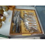 Large quantity of silver plated and other cutlery