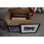 5433 - Small quantity of collectible memorabilia sports photographs