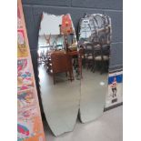 Two mirrors Good condition, mid-century not art deco
