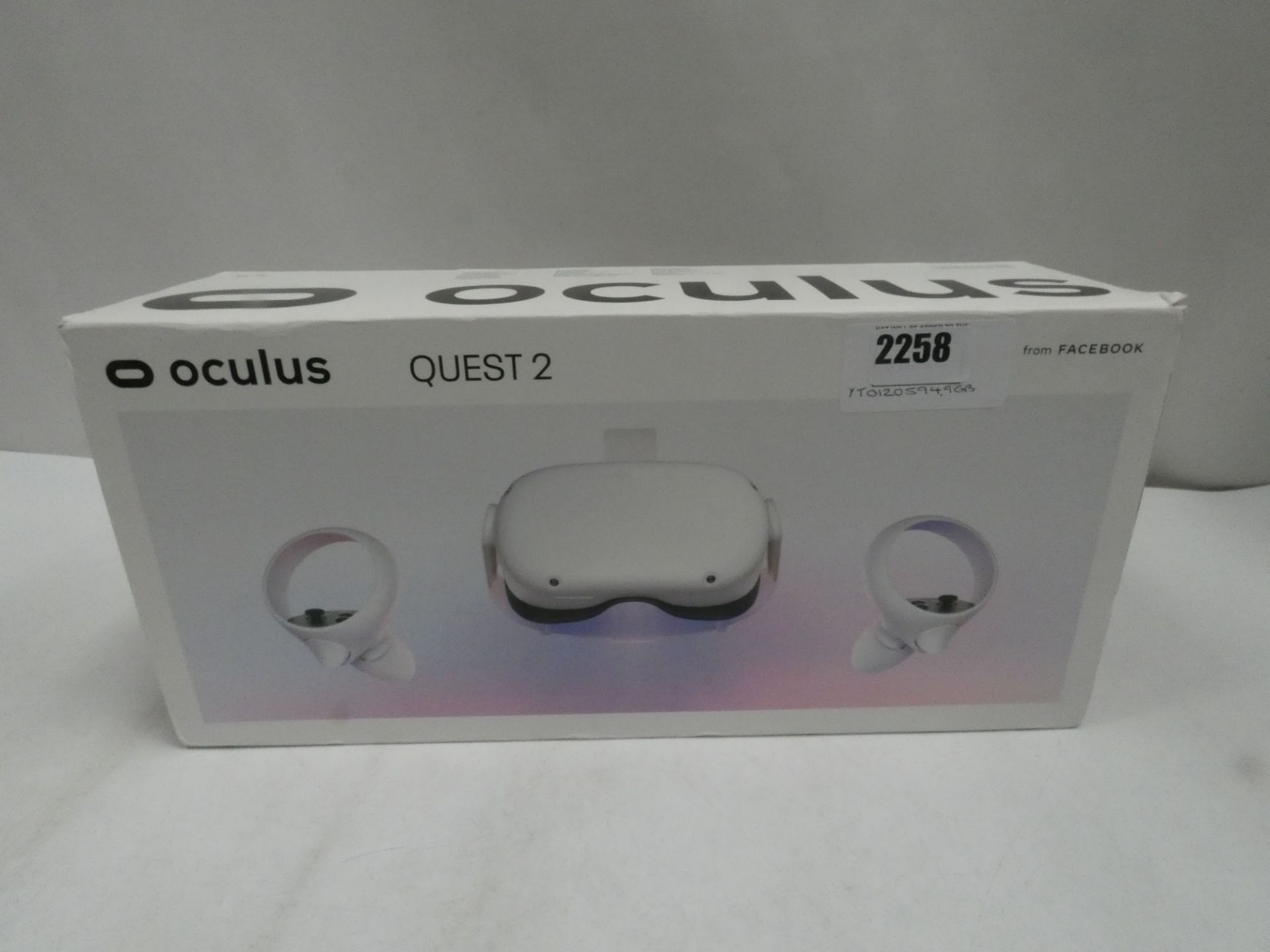 Oculus Quest 2 VR headset and controllers