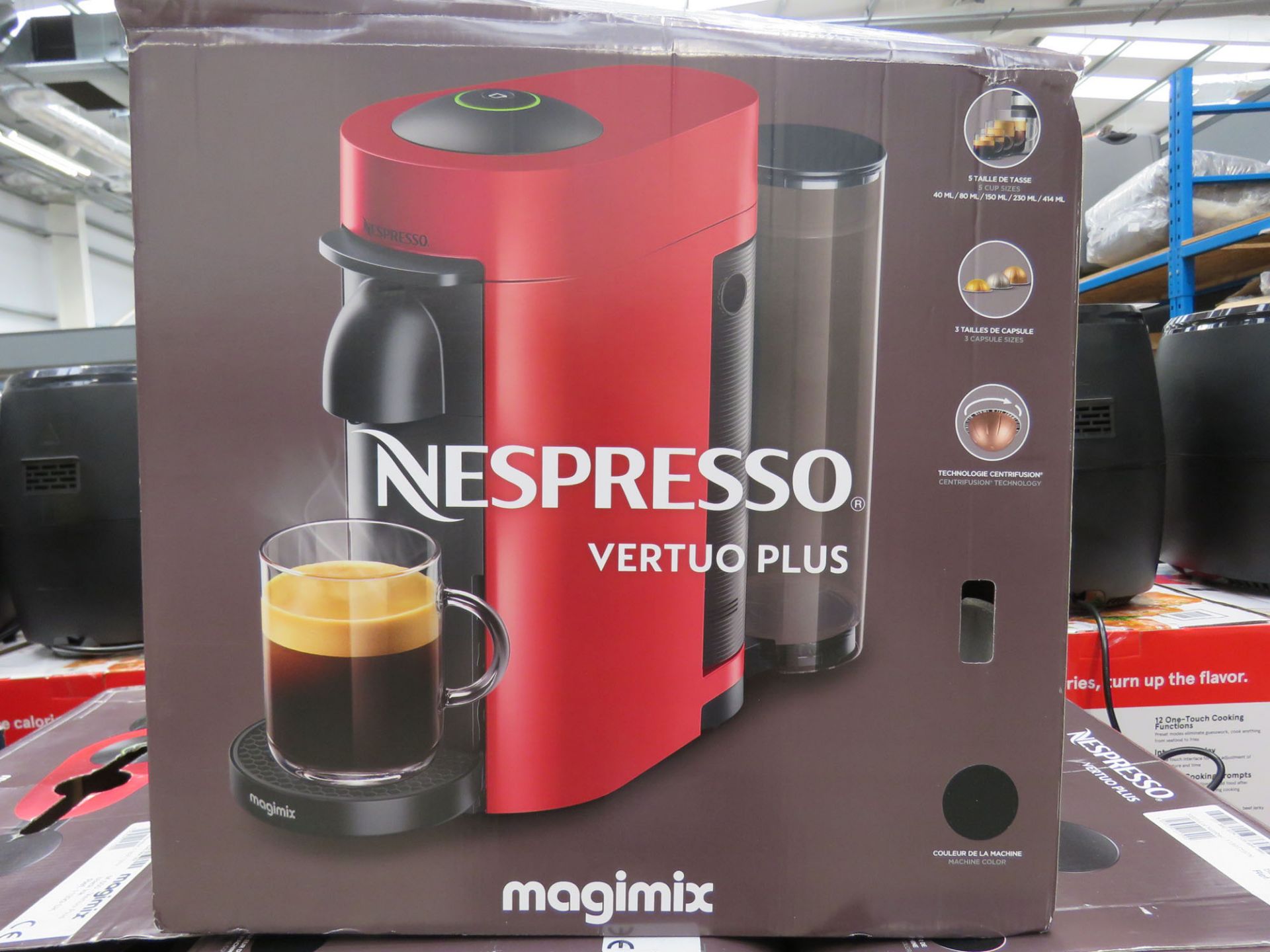 (TN73) Nespresso vertuo plus magimix coffee machine