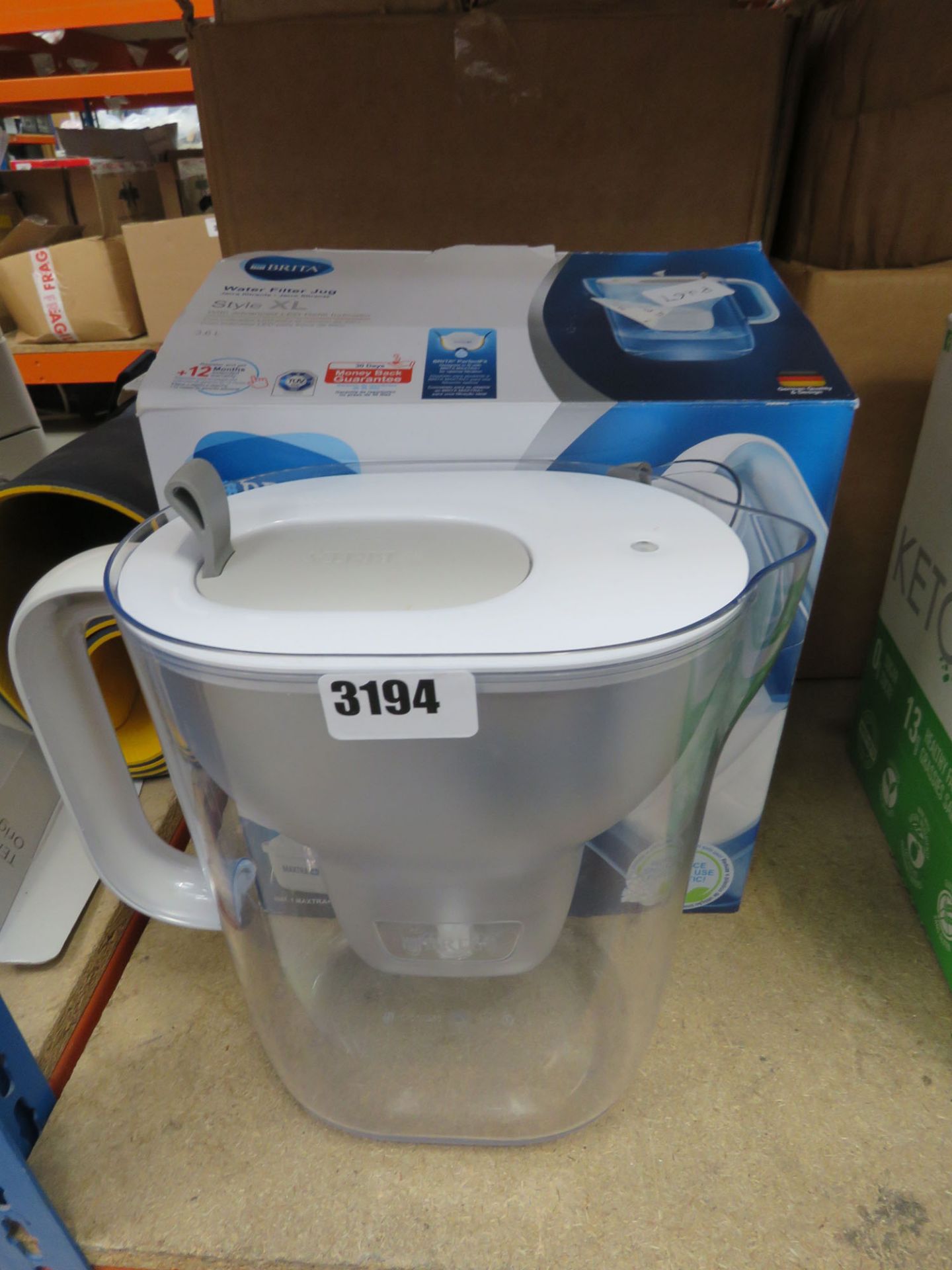 1 boxed and 1 unboxed Brita water filter jug