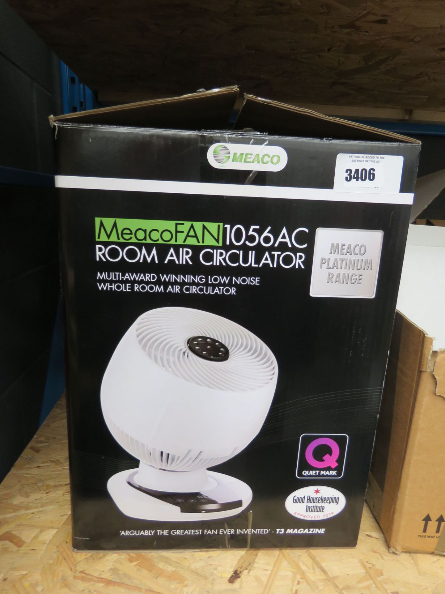 Meaco room air circulator fan