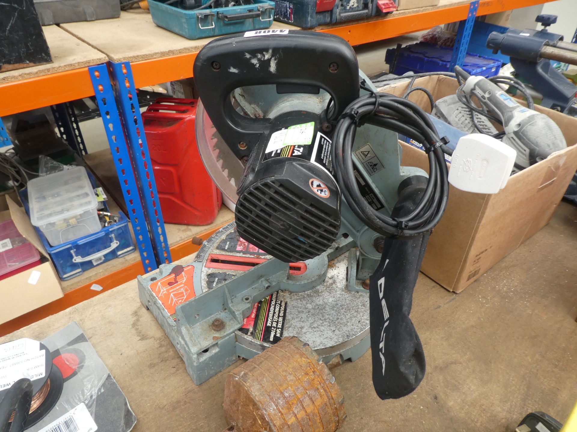 Small Delta compound mitre saw