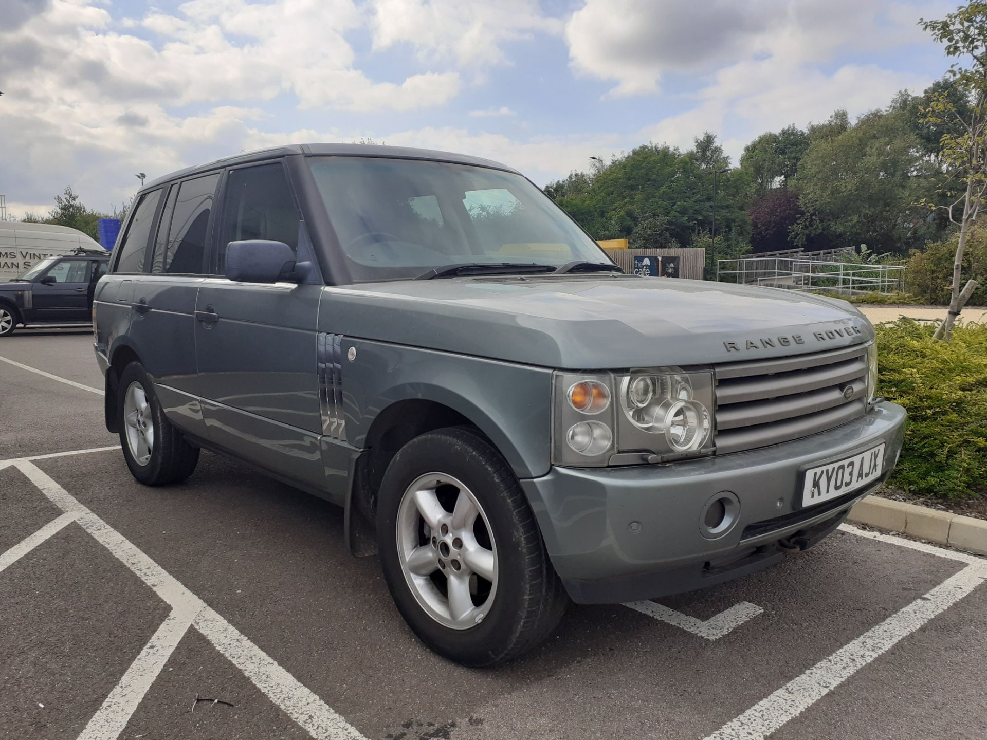KY03 AJX, Land Rover, Range Rover HSE TD6 Auto, 2926cc in green, first registered 01/03/2003, MOT