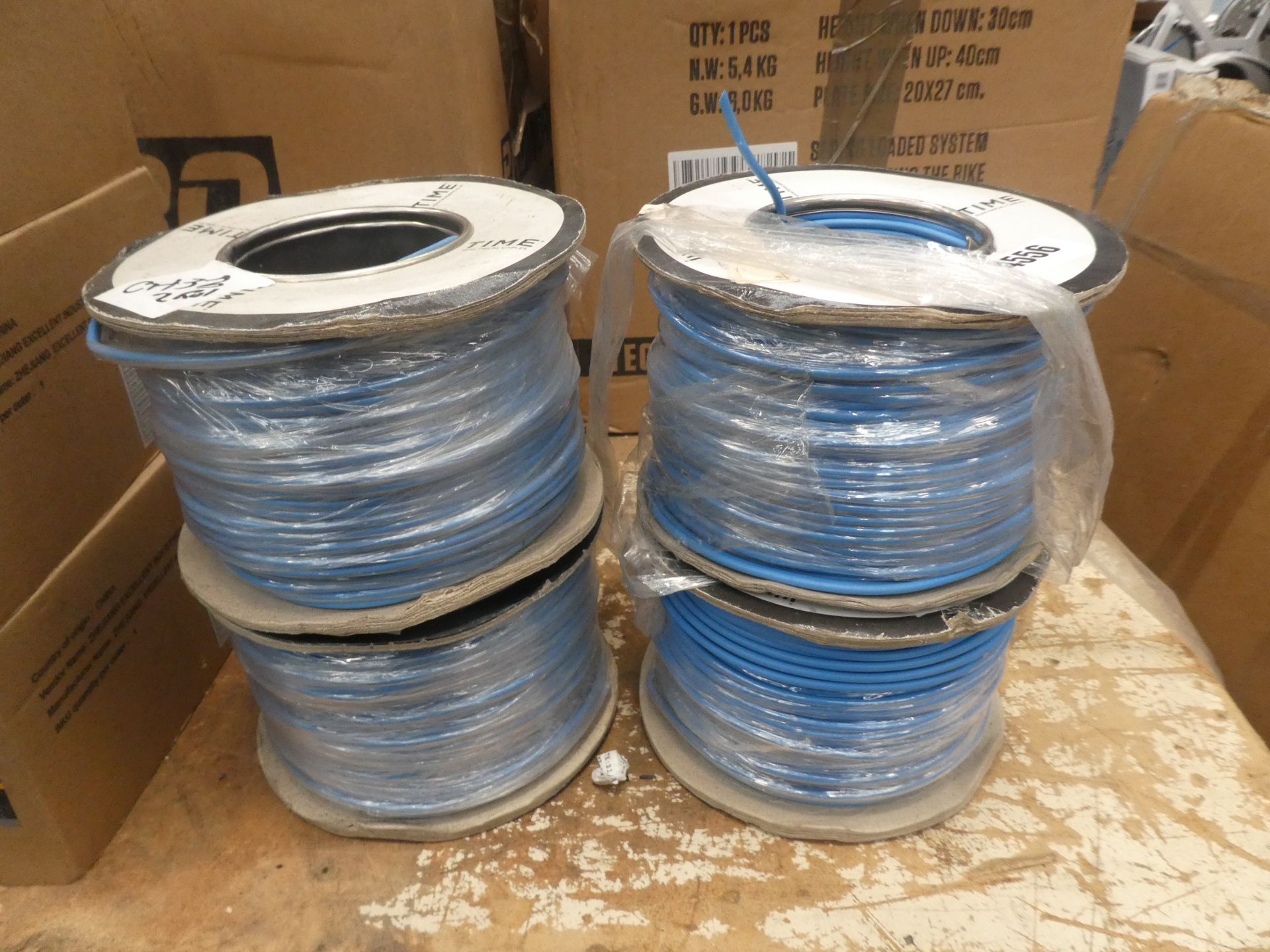 4 rolls of wire