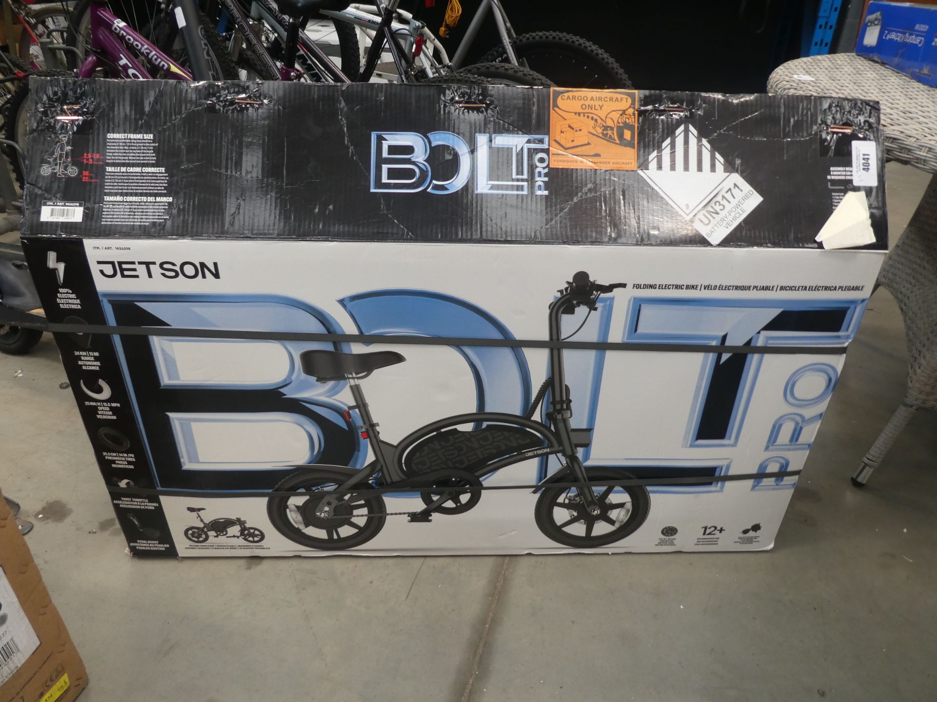 Bolt Pro electric bike (no charger)