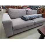 Part of a grey modular sofa set