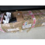 Box of metal furniture parts