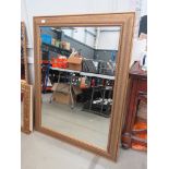 Rectangular gilt framed mirror