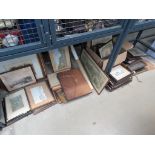 Large quantity of watercolours, engravings and prints