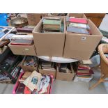 8 boxes of assorted 20th Century books