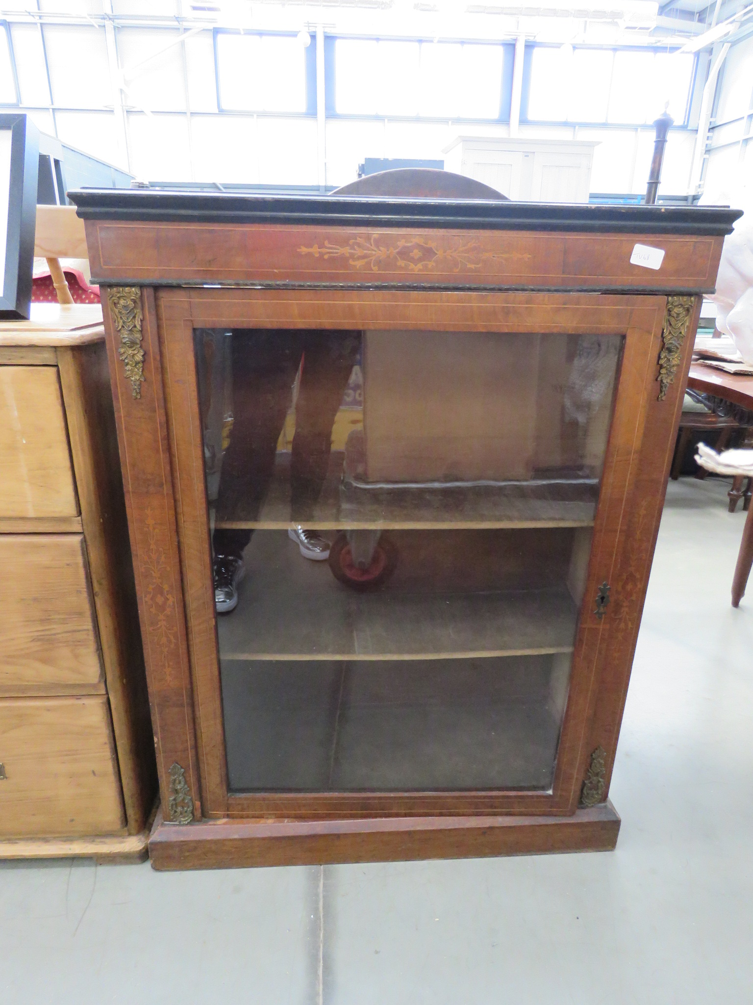 Victorian walnut pier cabinet