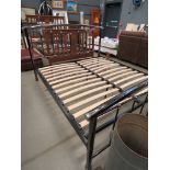 Chromium super king size bed frame