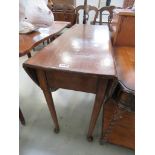 18th century style oak gateleg dining table