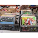 3 boxes of records incl. Motorvatin, Cheap Trick, B52's, Gordon Lightfoot, Barry Manilow, etc.