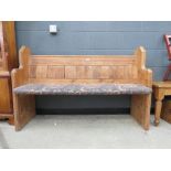 Pitch pine pew