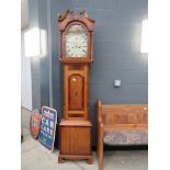 5003 18th century oak long case clock