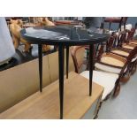 Black glazed occasion table