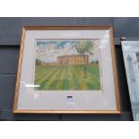 LImited edition print of a country house