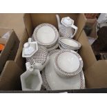 Box of Adams Sharon tableware