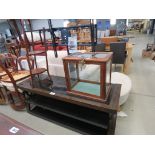 5184 Mahogany and glazed bayside TV stand