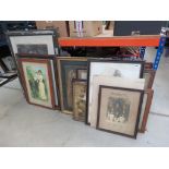 Large quantity of oleographs and prints