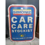 Rectangle enameled sign for Car Care Sockets