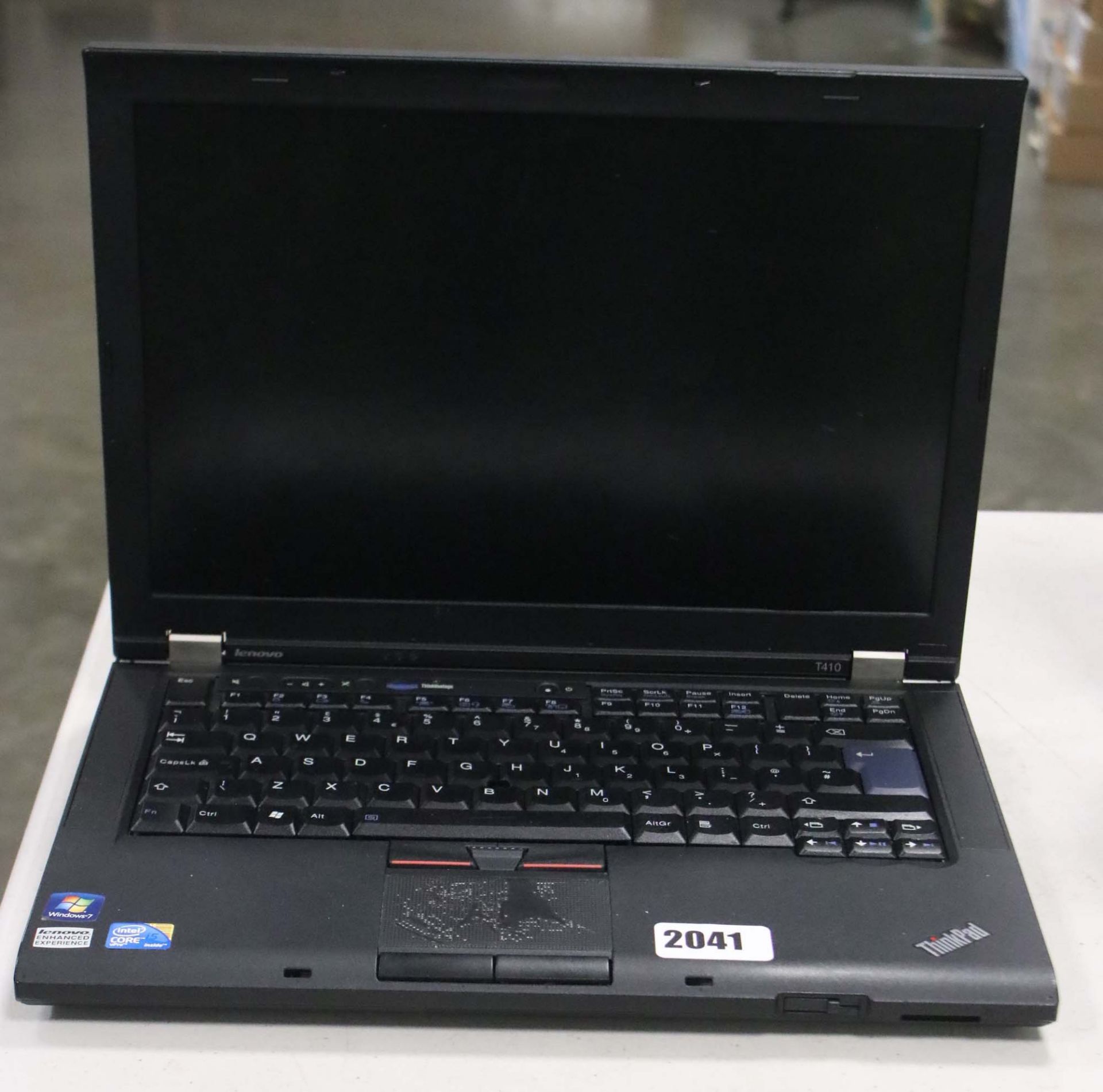 Lenovo Thinkpad T410 with no hdd, intel i5 M Series processor, 4gb ram, includes psu