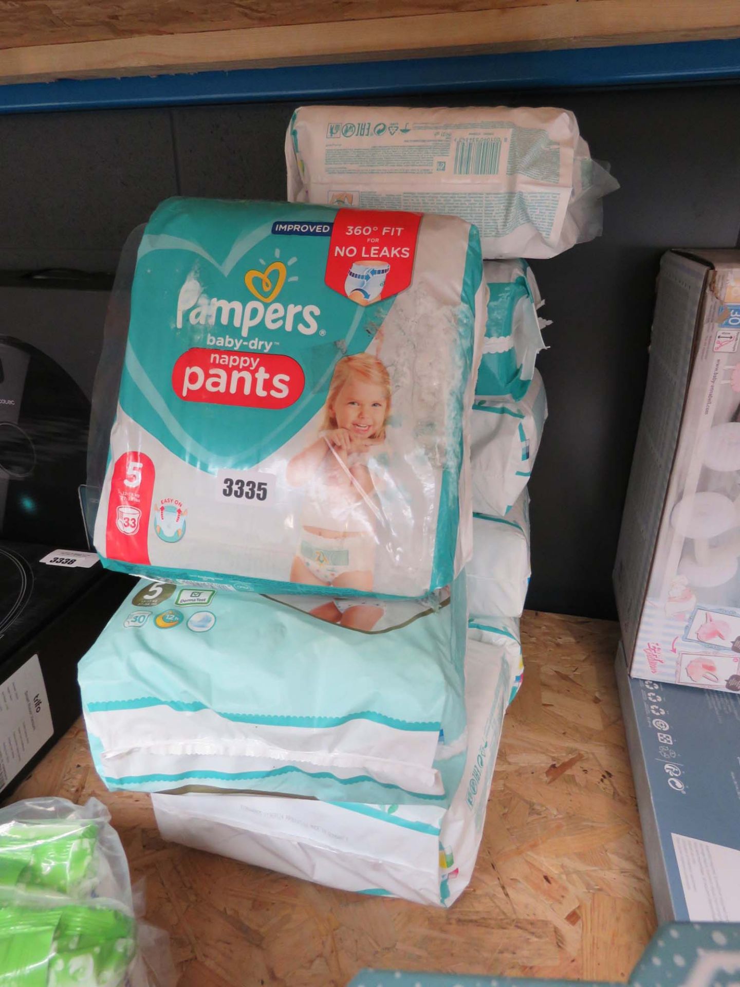 Pampers nappy bags