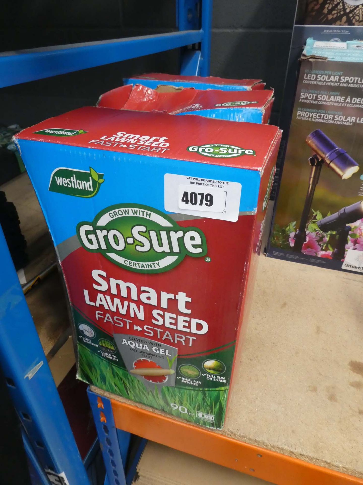 3 boxes of Smart lawn seed