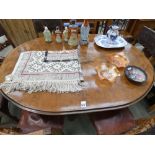 5204 Victorian walnut and marquetry centre table