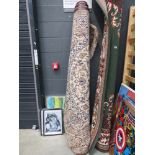 5296 Large beige floral carpet