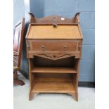 Arts & Crafts style oak students bureau