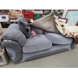 5336 Grey fabric 2 seater sofa