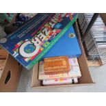 Box containing quantity of board games