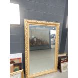Large gilt foliate mirror