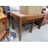 Mahogany and brass mounted nest of occasional tables