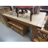 Pine rectangular dining table
