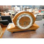 Art Deco style Bentima 8 day mantle clock