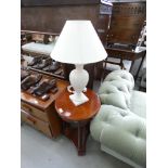 White table lamp and a classical style table